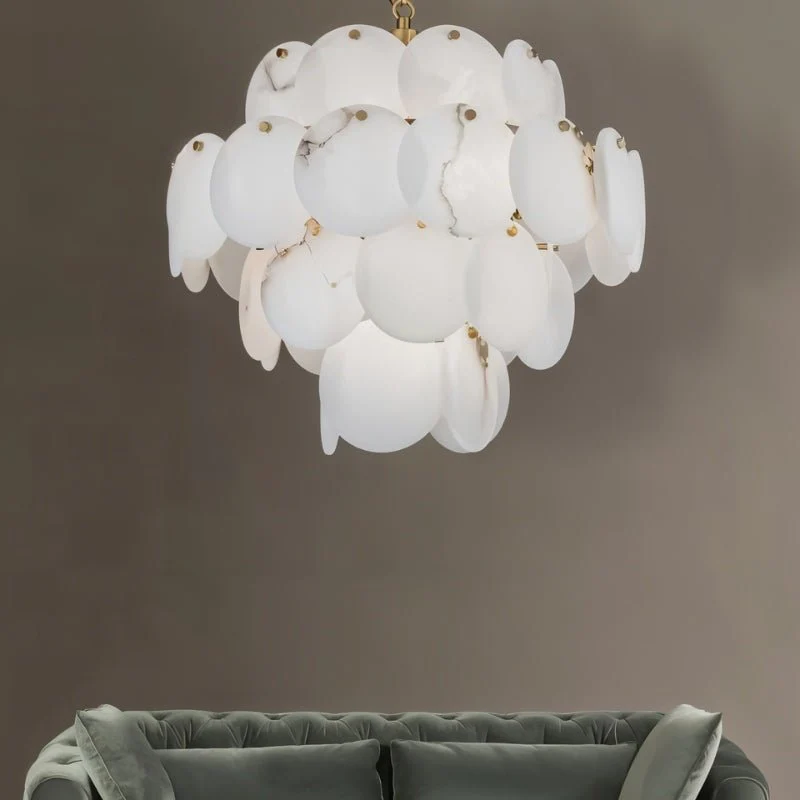 Caelum Alabaster Chandelier Light - Image 5