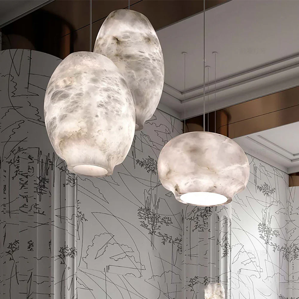 Camille Alabaster Chandelier - Image 2