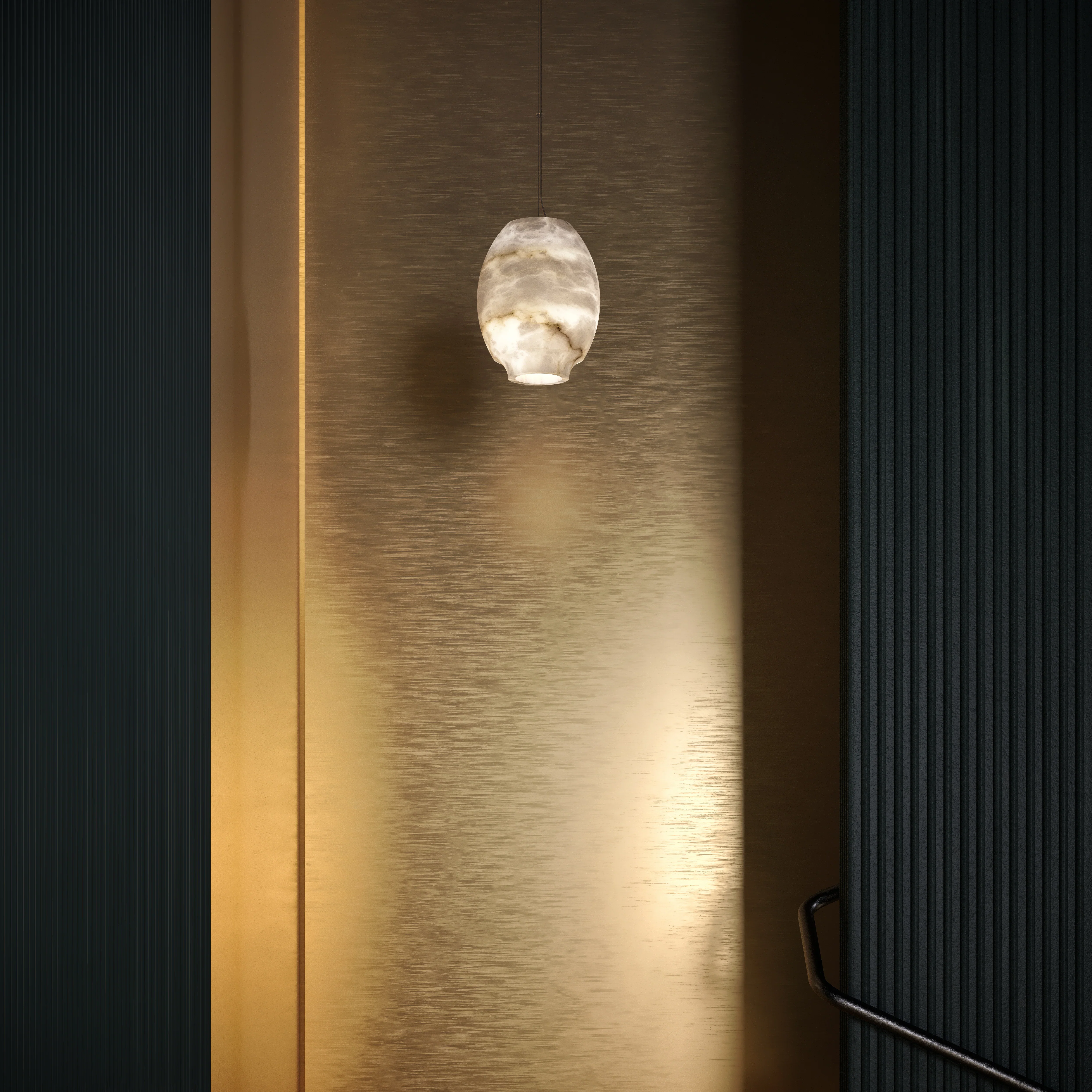 Camille Alabaster Chandelier - Image 9
