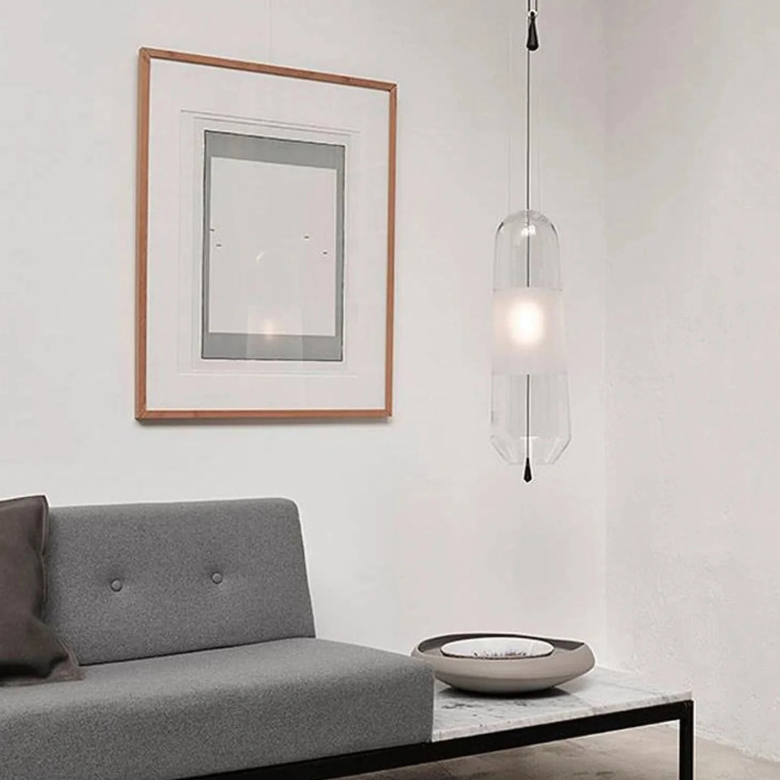 Capsule Glass Pendant Lamp - Image 3