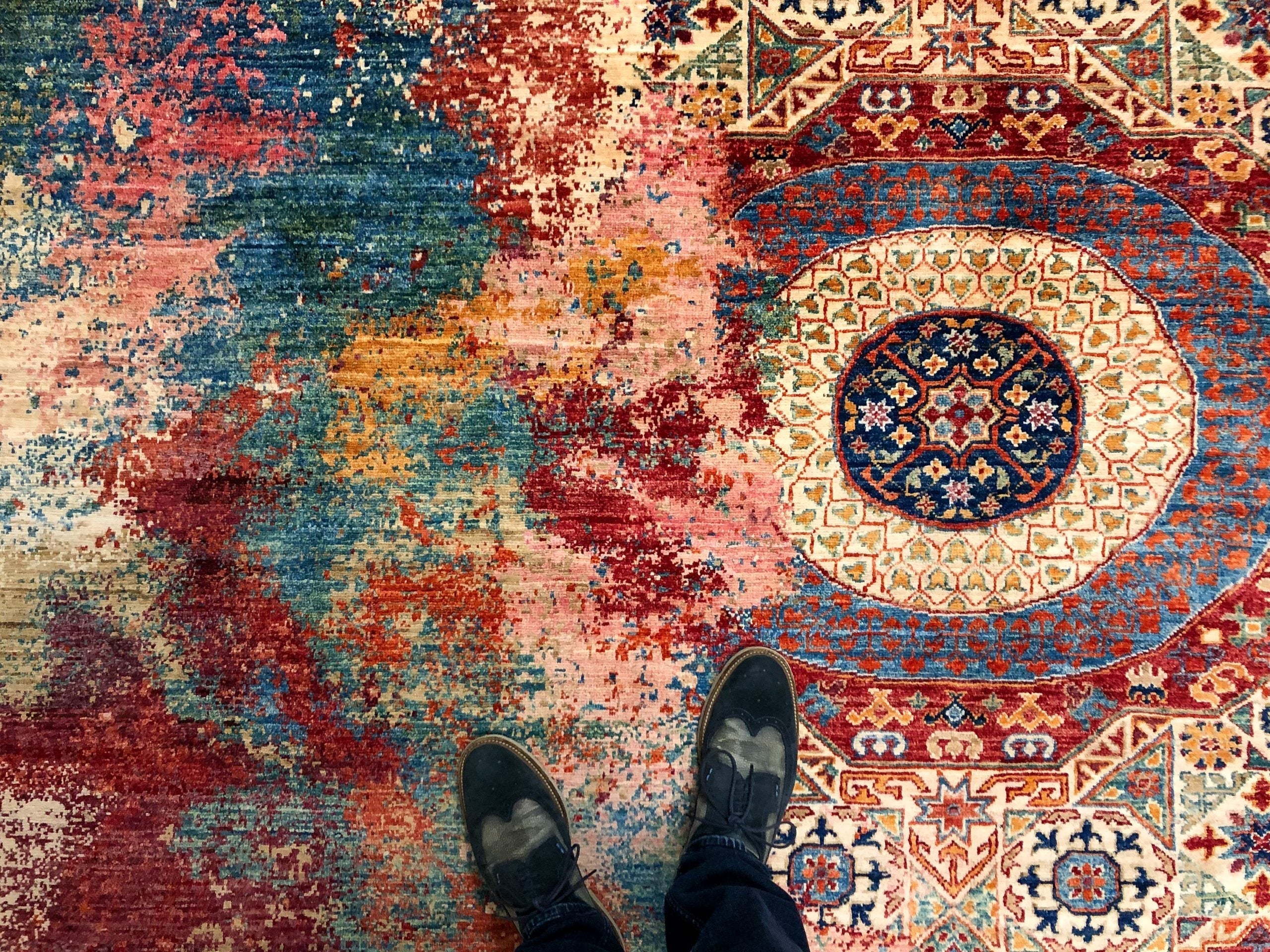 Celestial Mamluk (9'09"x13'06") red/multicolor - Image 14