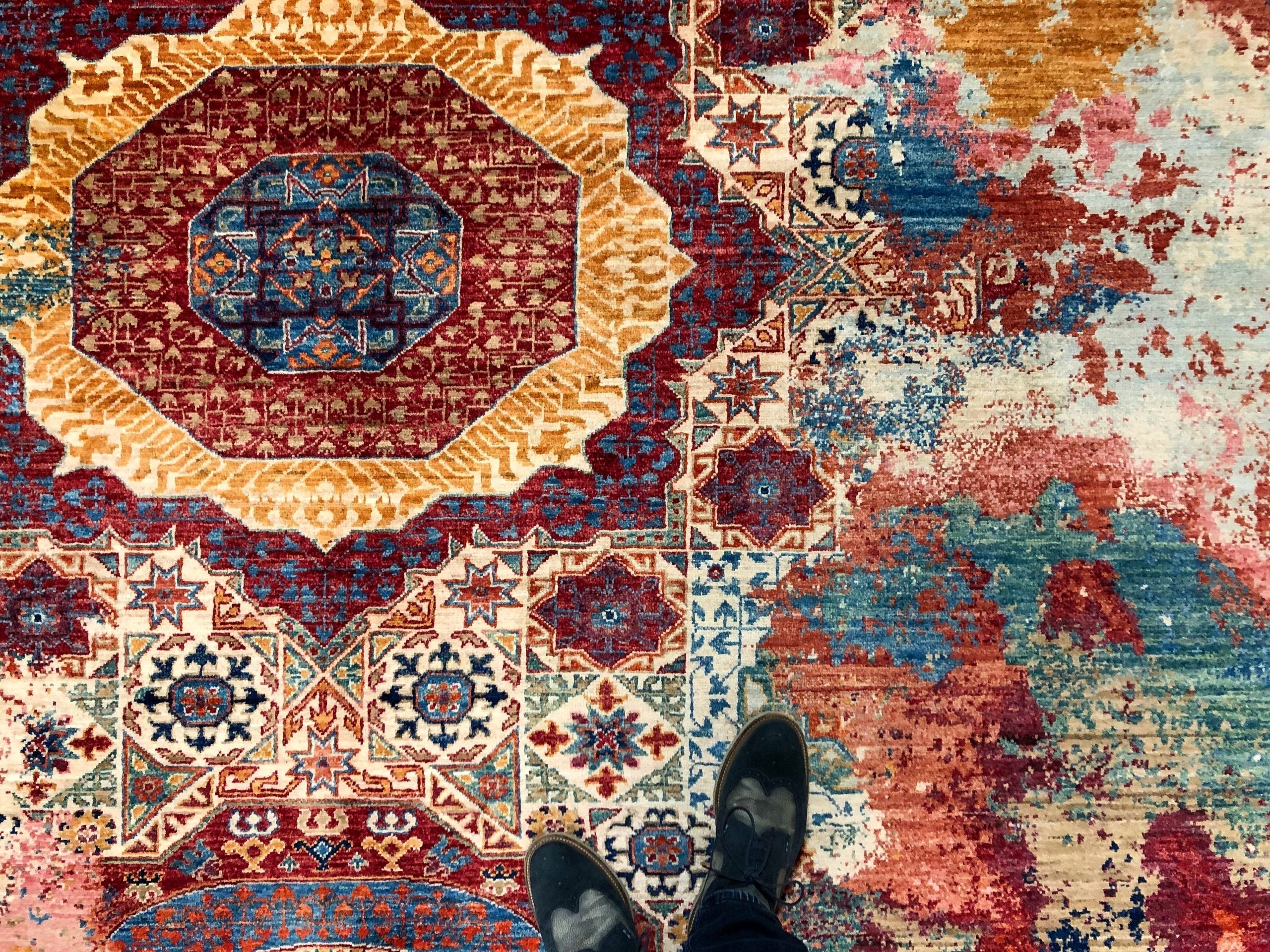 Celestial Mamluk (9'09"x13'06") red/multicolor - Image 15
