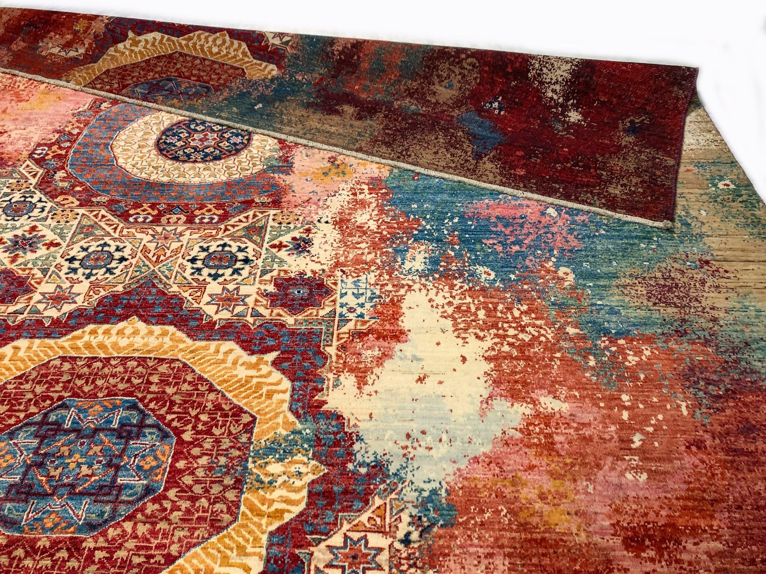 Celestial Mamluk (9'09"x13'06") red/multicolor - Image 6