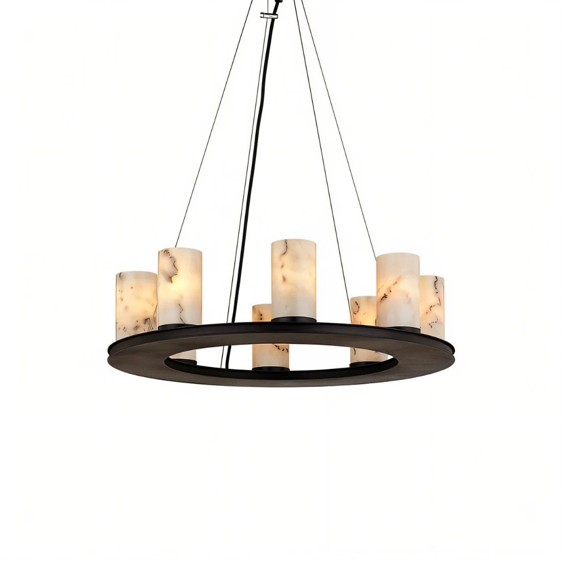 Centrum Round Alabaster Chandelier - Image 5