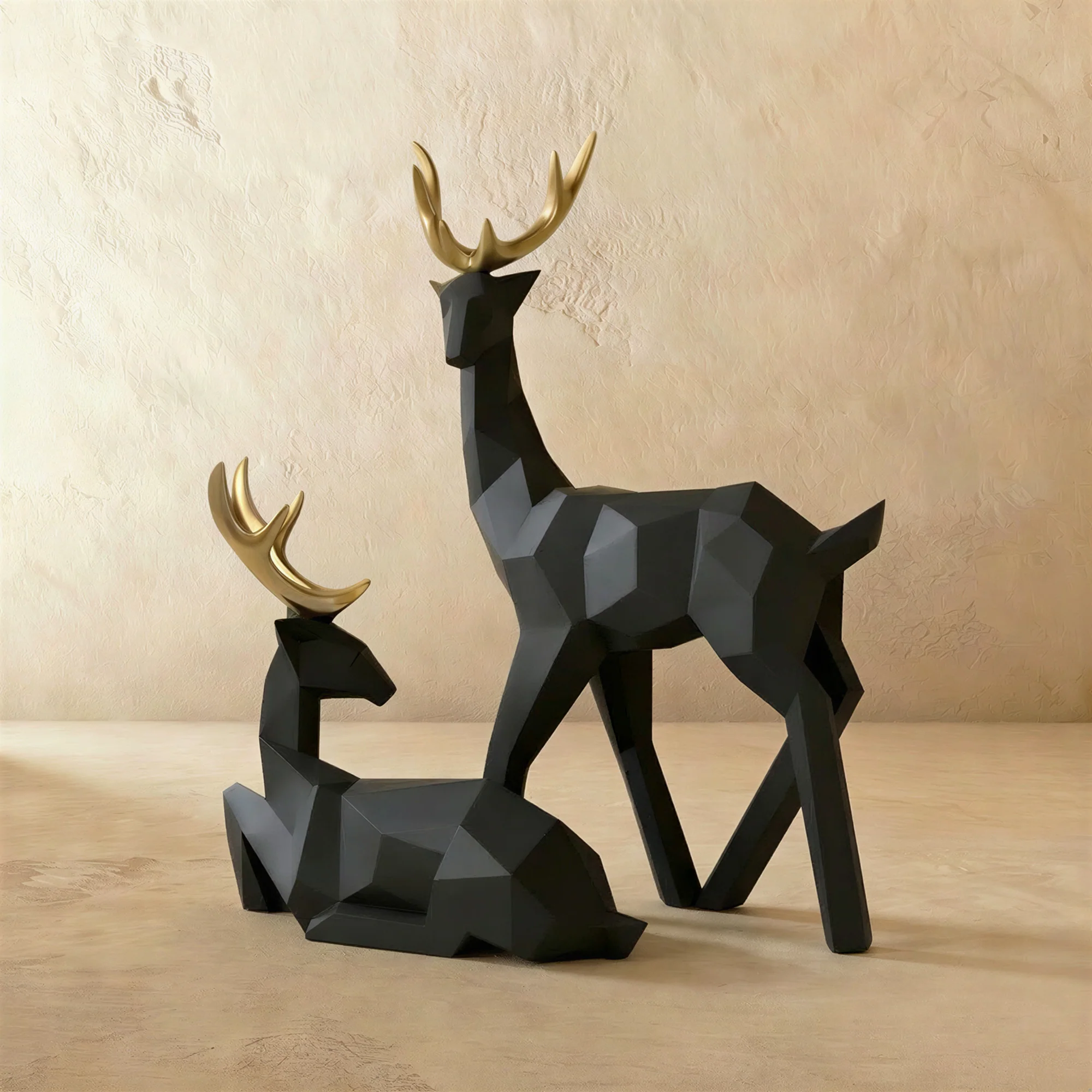 Cervidae Handcrafted Reindeer Figurines - Image 12