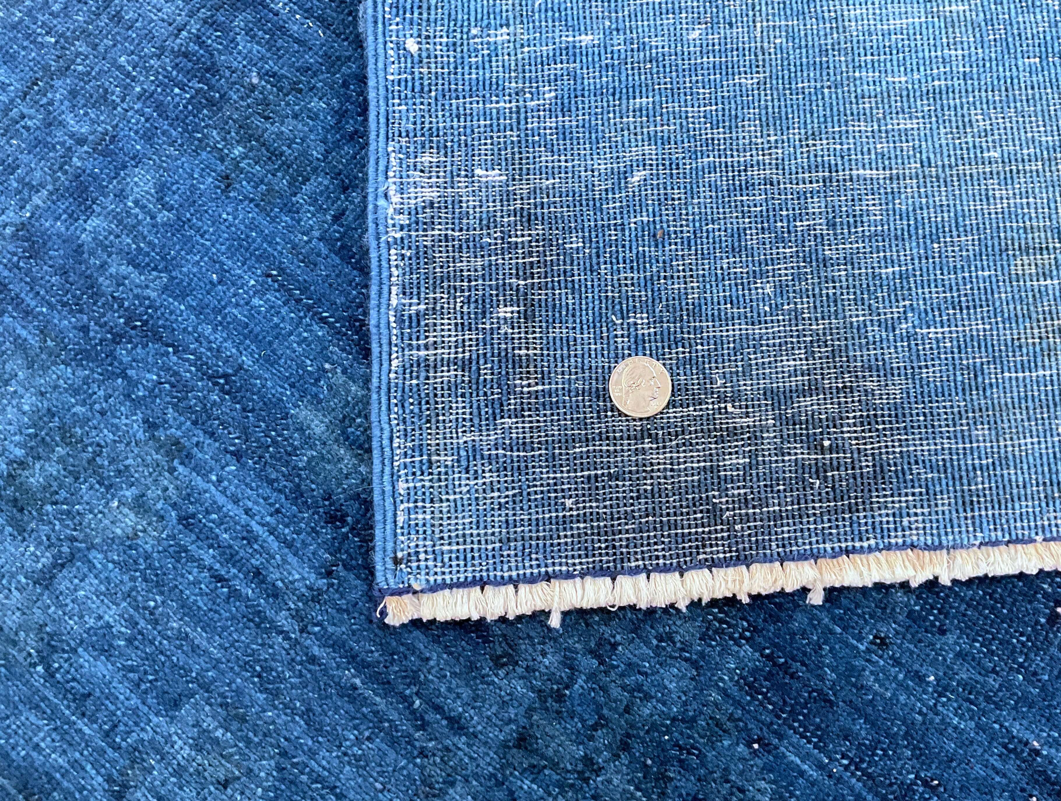 Chobi Farahan (3'02"x4'07") blue overdye - Image 6