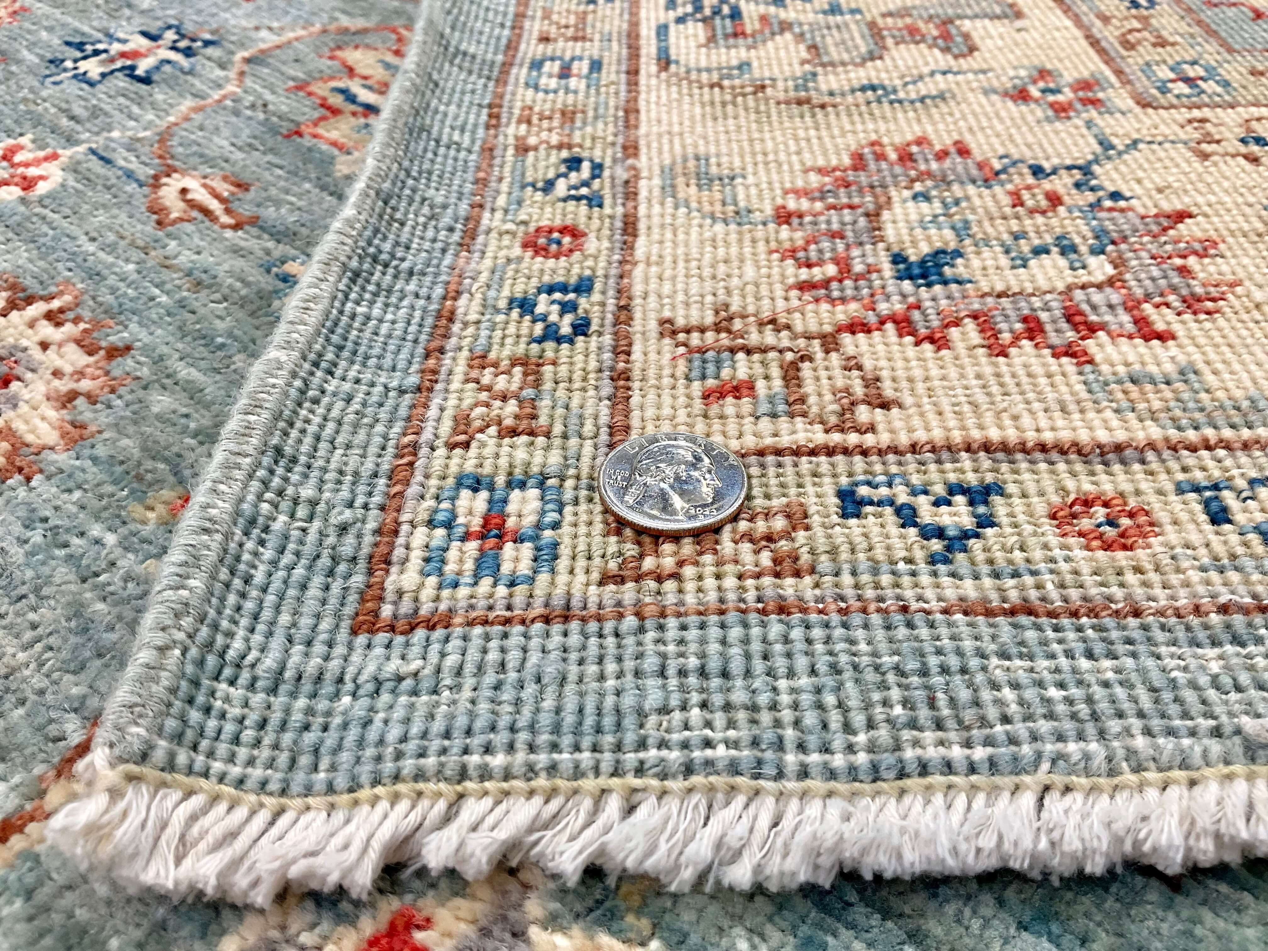 Chobi Farahan (4'02"x6'03") lt.blue/ivory - Image 5