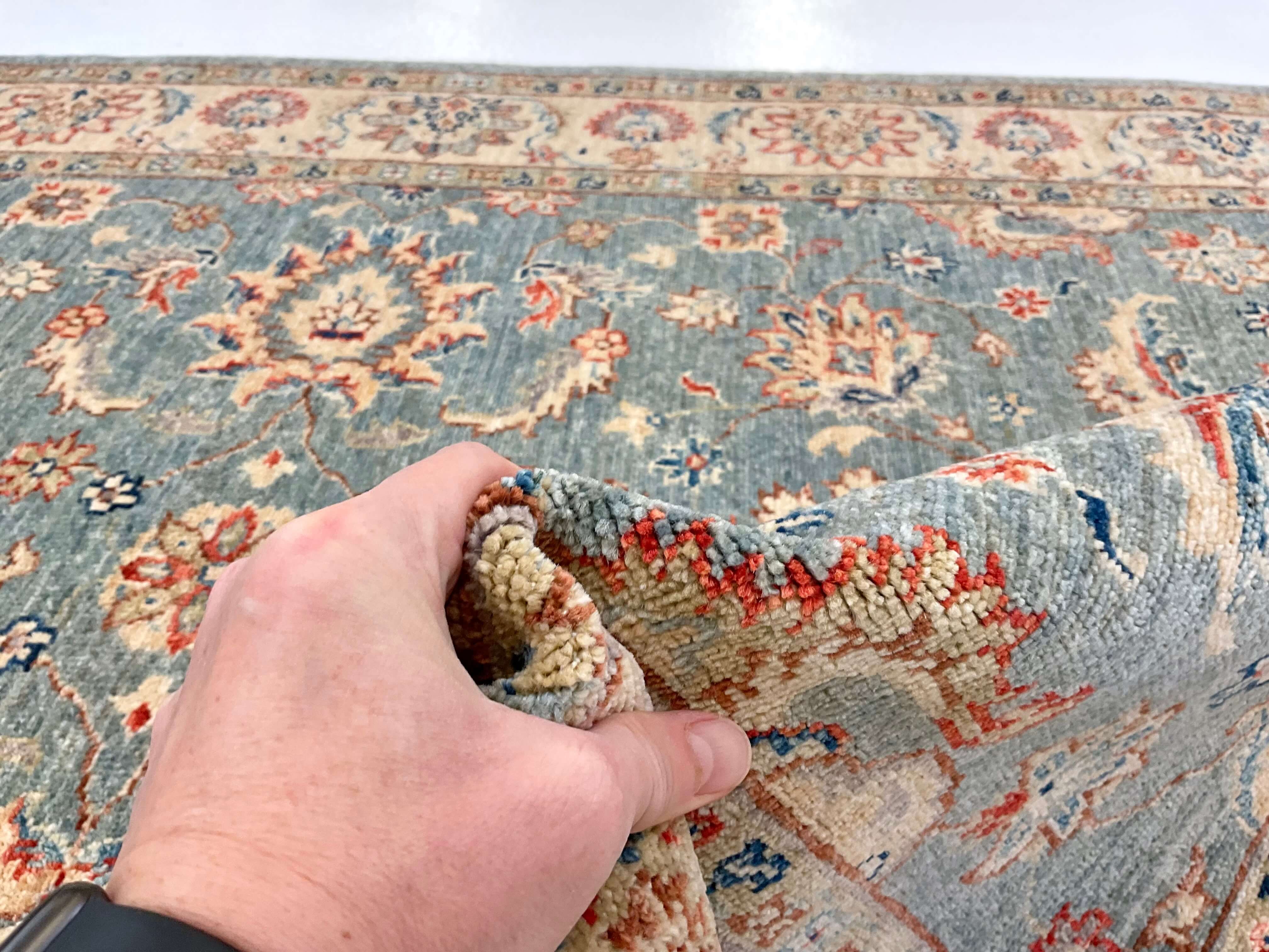 Chobi Farahan (4'02"x6'03") lt.blue/ivory - Image 6