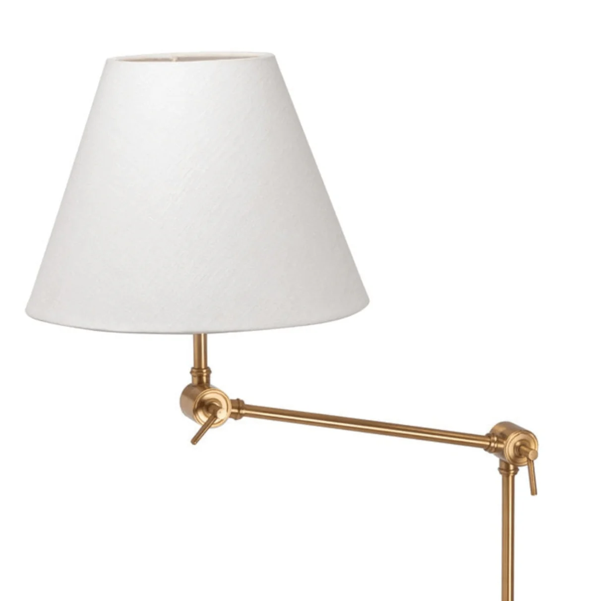 Clamp-on Desk Lamp with Fabric Shade - Image 2