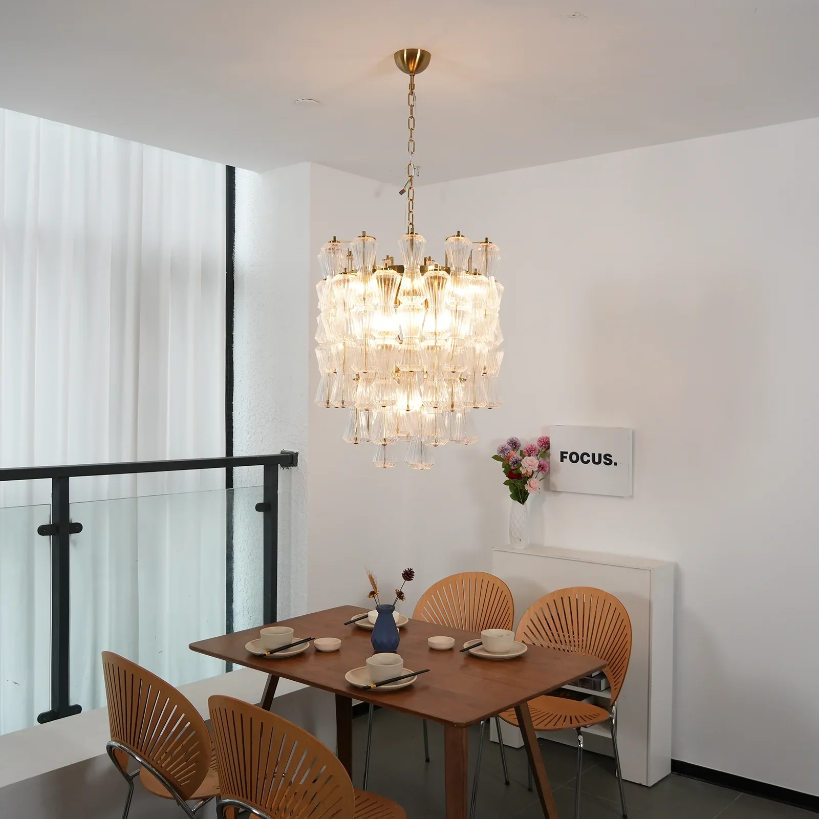 Clepsydra Murano Glass Chandelier - Image 2