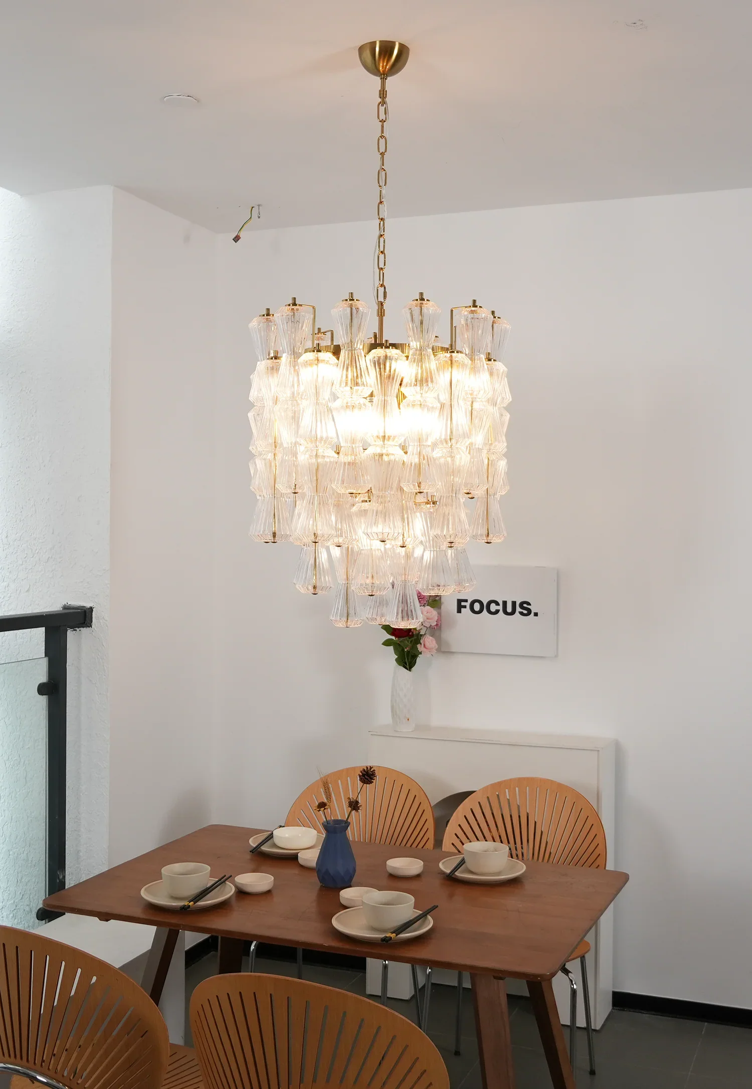 Clepsydra Murano Glass Chandelier - Image 6