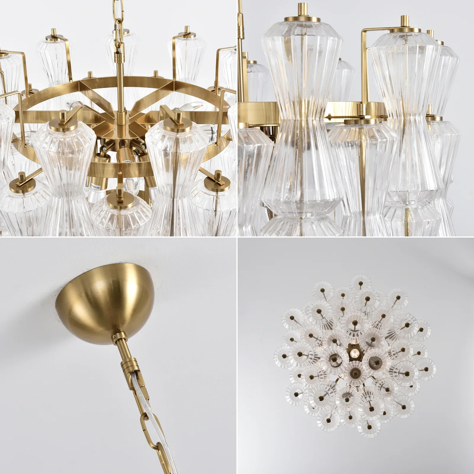 Clepsydra Murano Glass Chandelier - Image 8