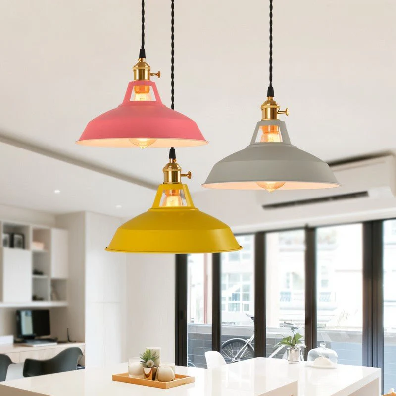 Color Block Shade Pendant Light - Image 4