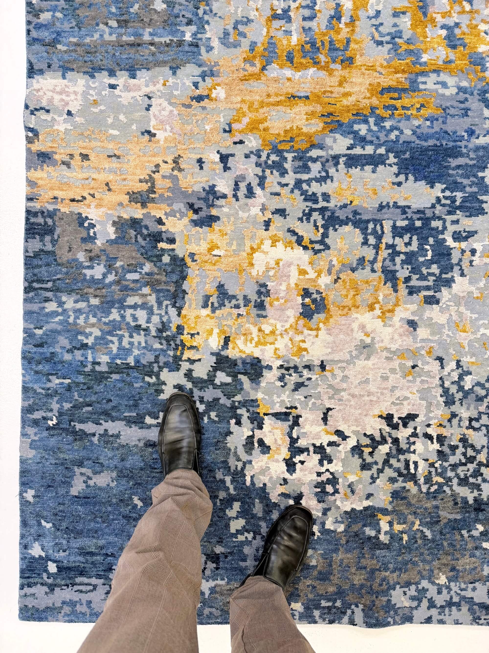Contemporary Abstract (6x9) blue/gold - Image 11
