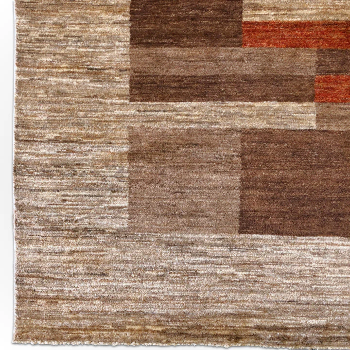 Contemporary Block Gabbeh (7'10"x10'02") multicolor/camel - Image 3