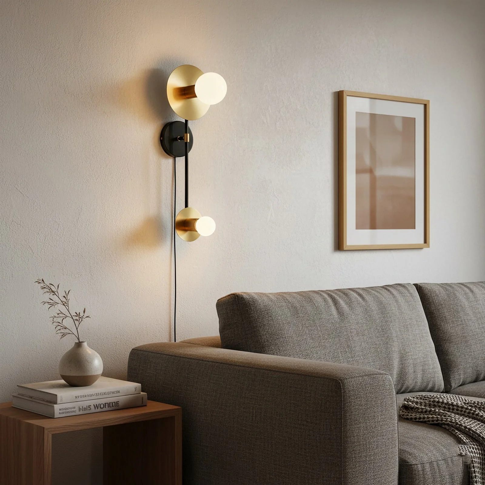 Contemporary Geometric Composition Wall Lamp - Image 8