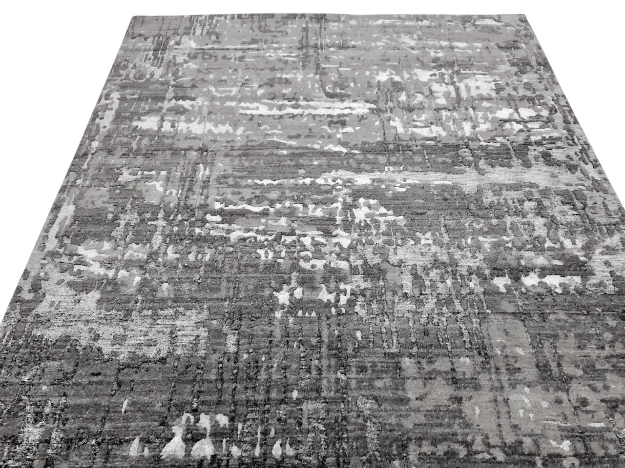 Contemporary textured dark gray 10x14