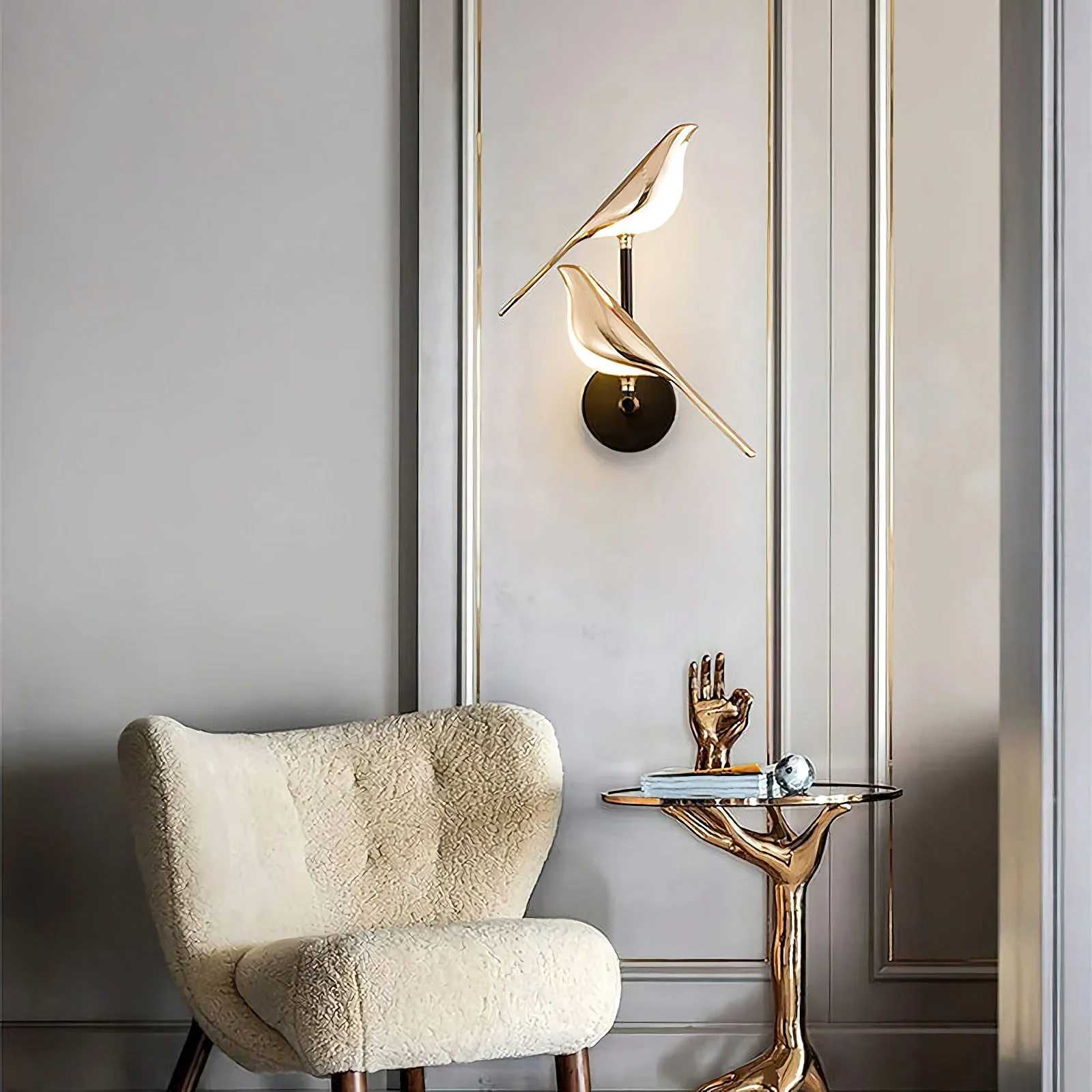 Creative Bird-shaped Wall Lamp - Image 2