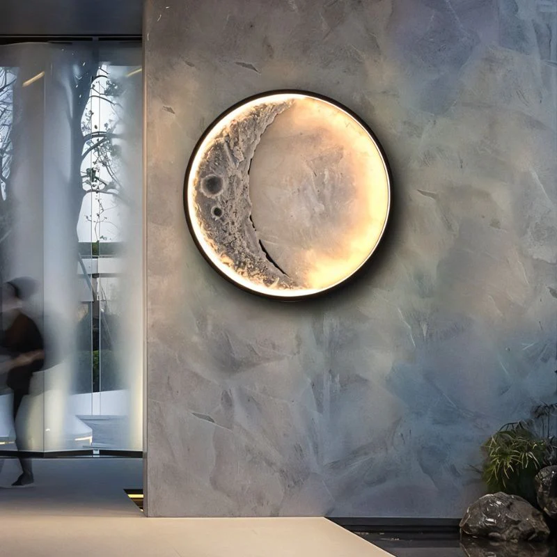 Crescent Moon Illuminated Art - Image 8
