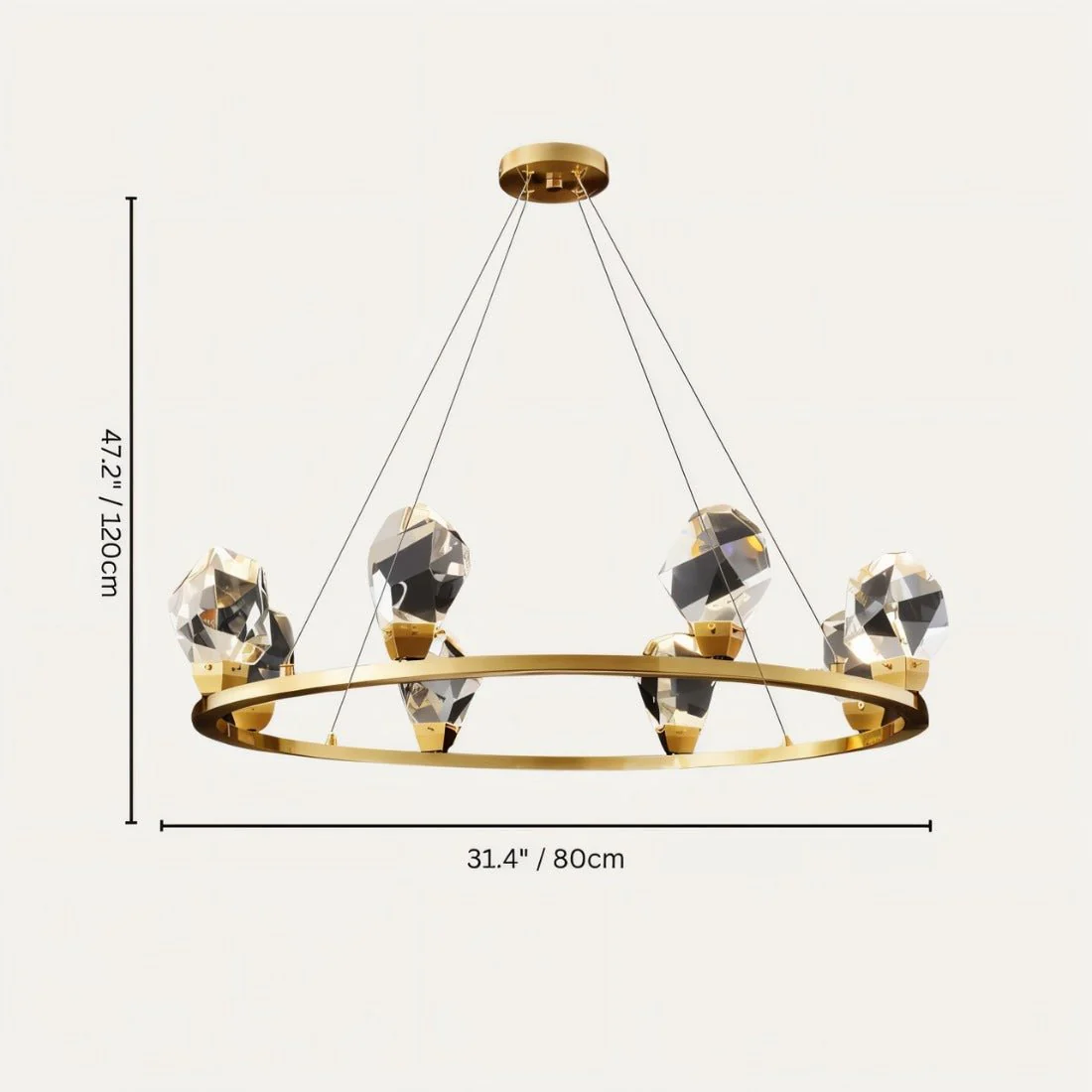 Cristal Round Chandelier - Image 3