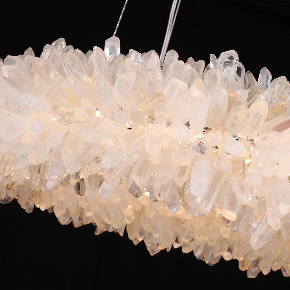 Crystal Brass Round Chandelier - Image 17