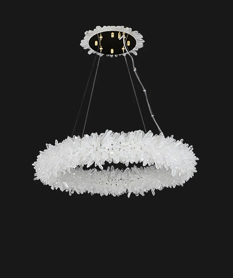 Crystal Brass Round Chandelier - Image 25