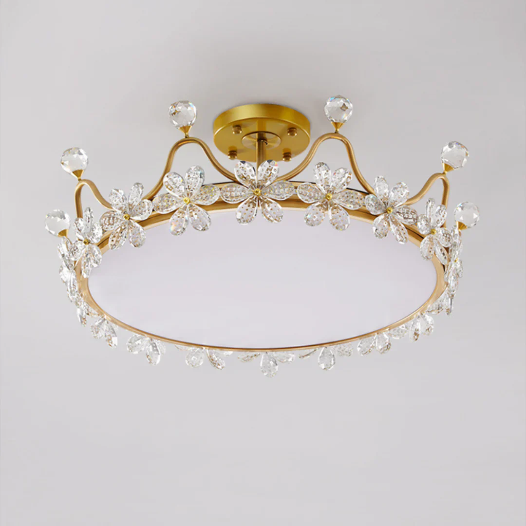 Crystal Crown Simple Ceiling Light - Image 14