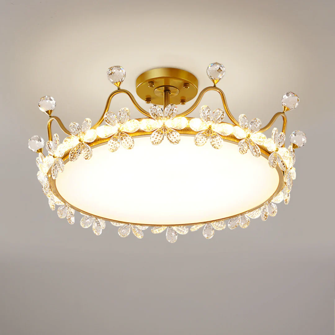 Crystal Crown Simple Ceiling Light - Image 15