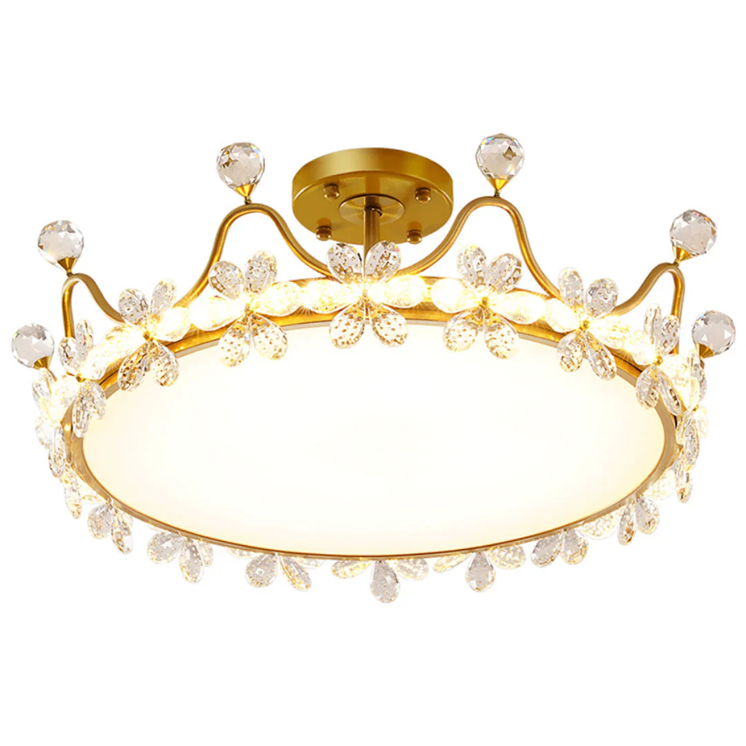 Crystal Crown Simple Ceiling Light - Image 18