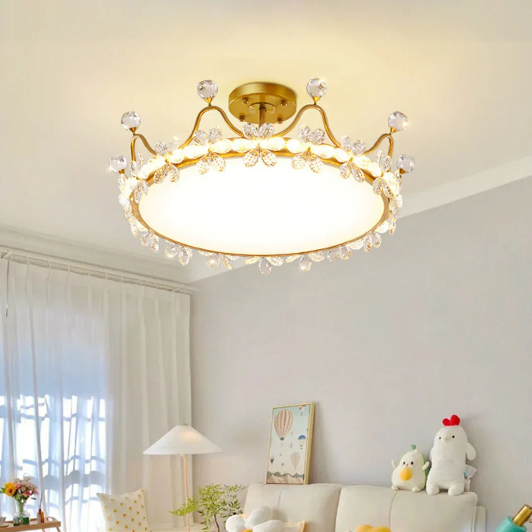 Crystal Crown Simple Ceiling Light - Image 2