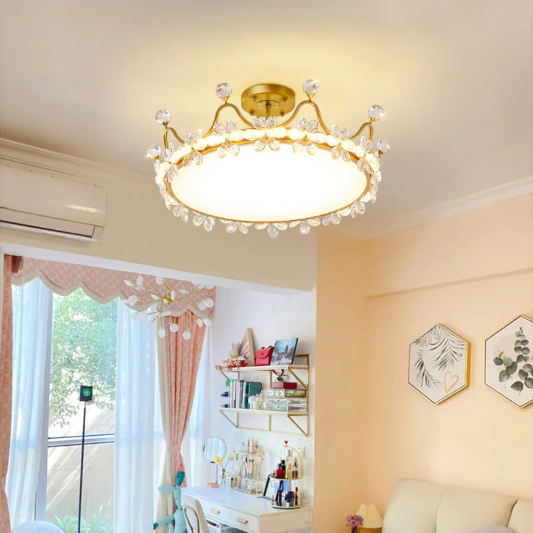 Crystal Crown Simple Ceiling Light - Image 5