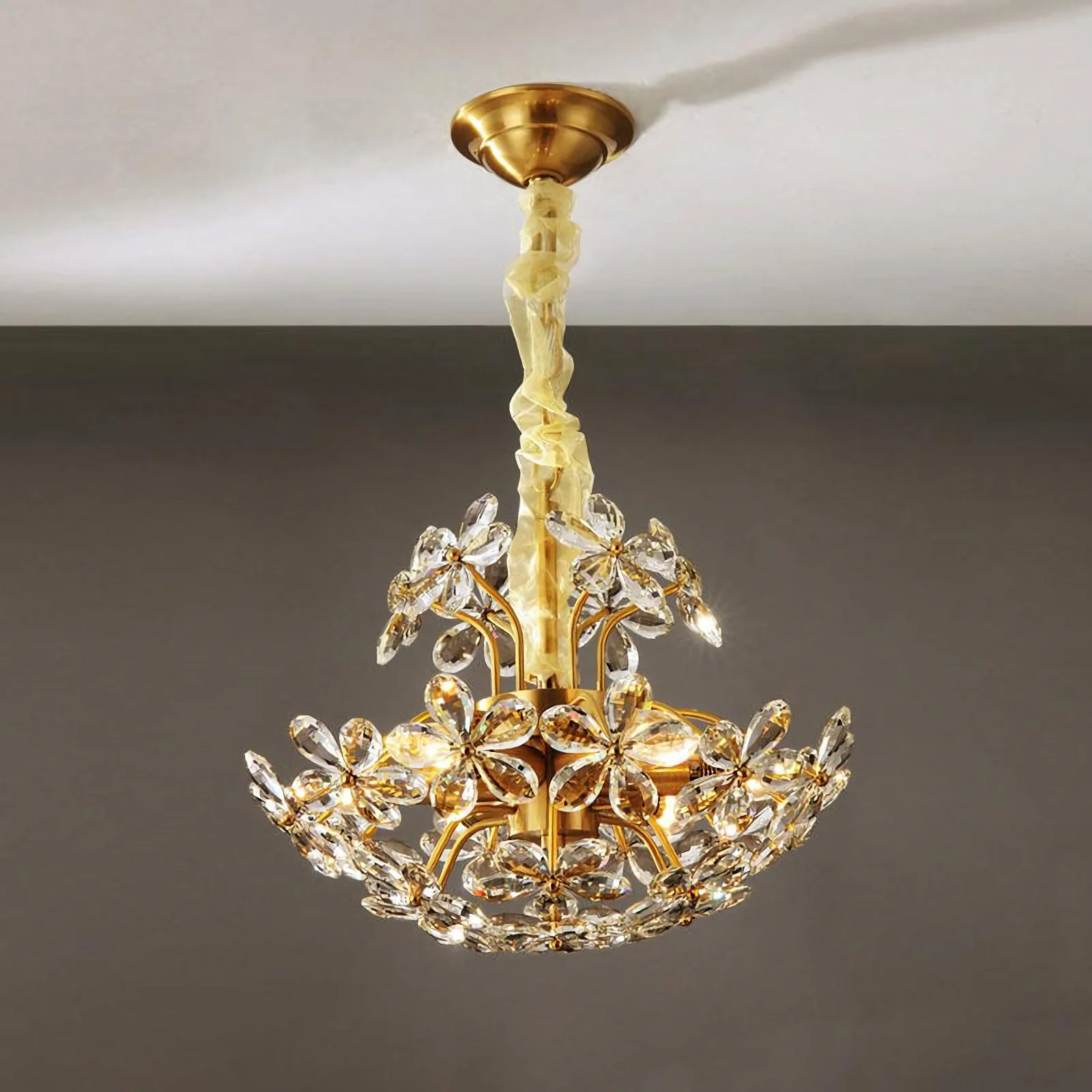Crystal Flower Chandelier - Image 7