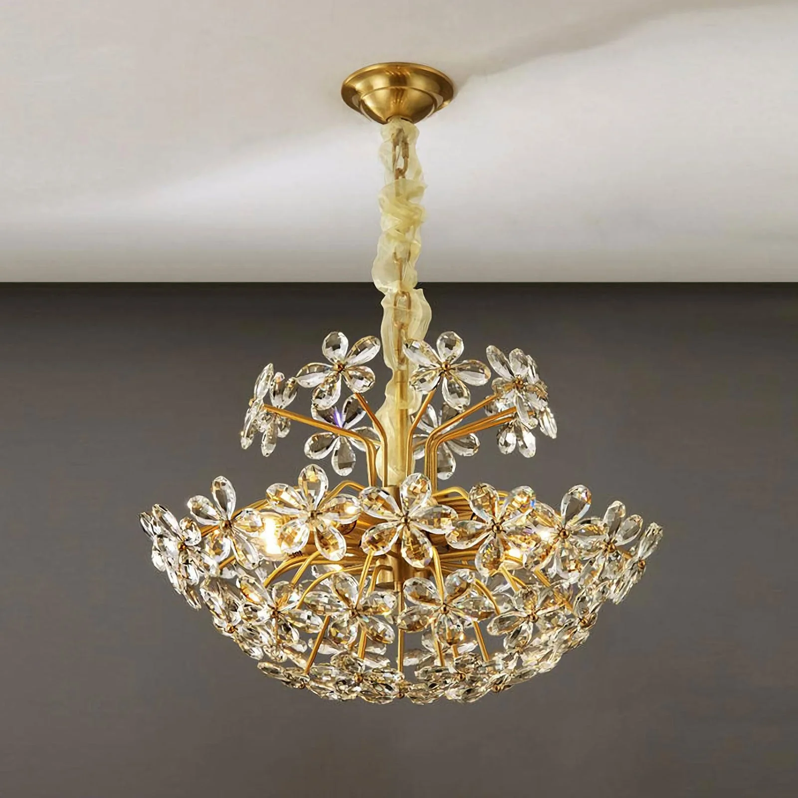 Crystal Flower Chandelier - Image 9