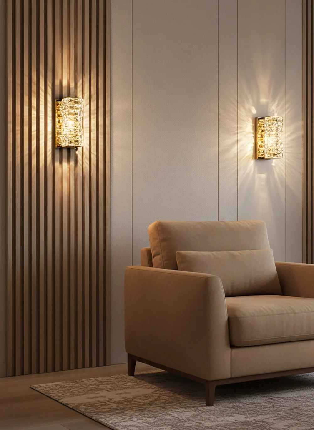Crystal Laminated Wall Light - Image 28