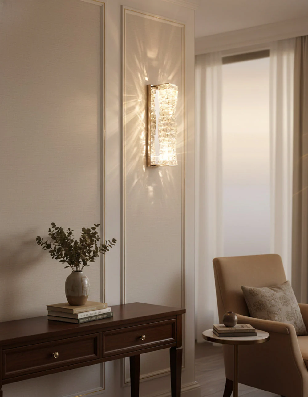 Crystal Laminated Wall Light - Image 4