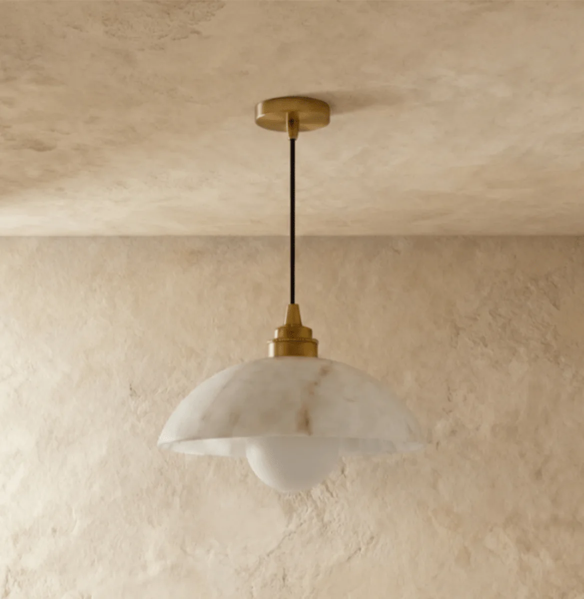 Cupola Alabaster Pendant Light - Image 2