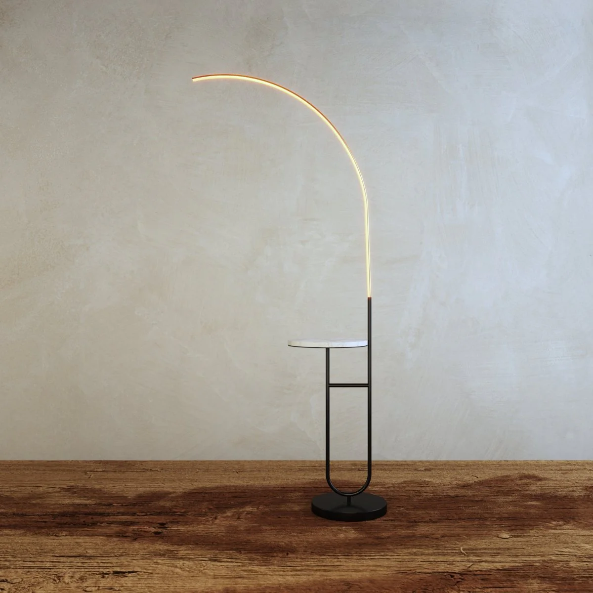 Curva Side Table & Lamp - Image 2