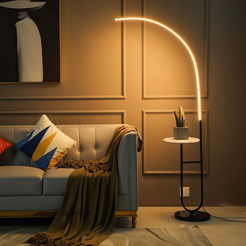 Curva Side Table & Lamp - Image 3