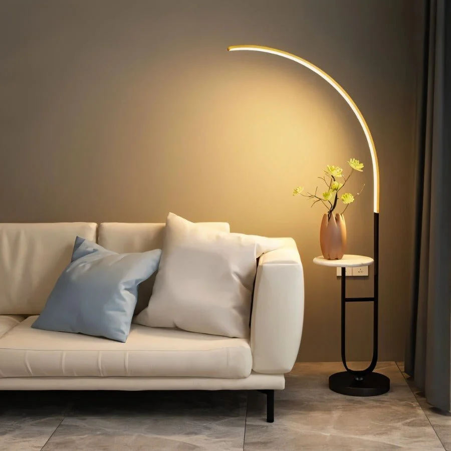 Curva Side Table & Lamp - Image 4