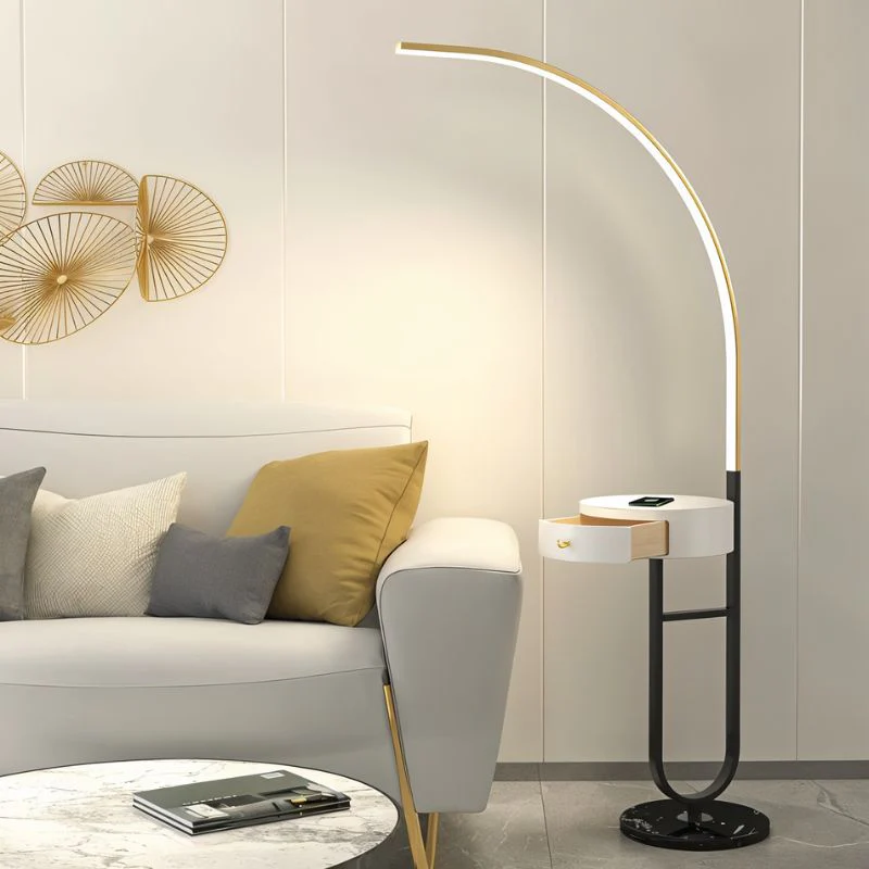Curva Side Table & Lamp - Image 9