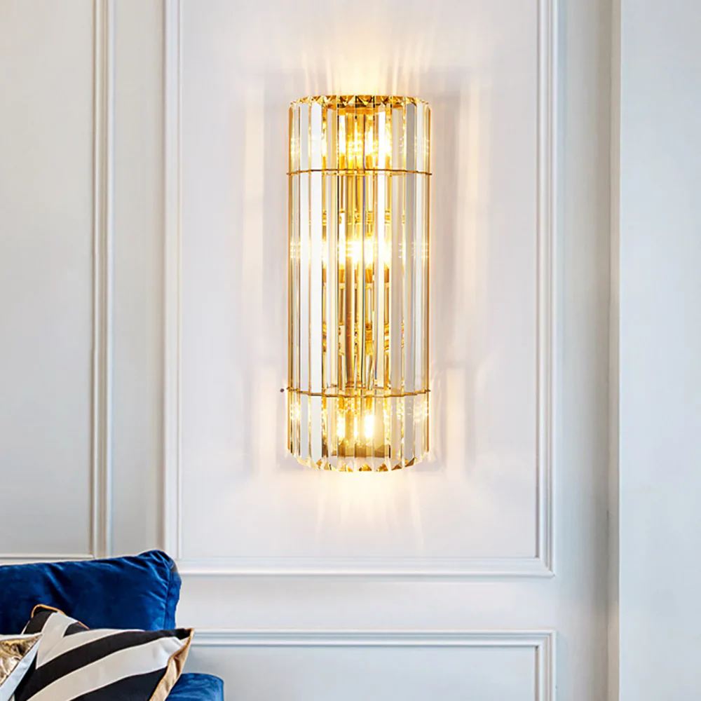 Cylindrical Crystal Wall Light - Image 2
