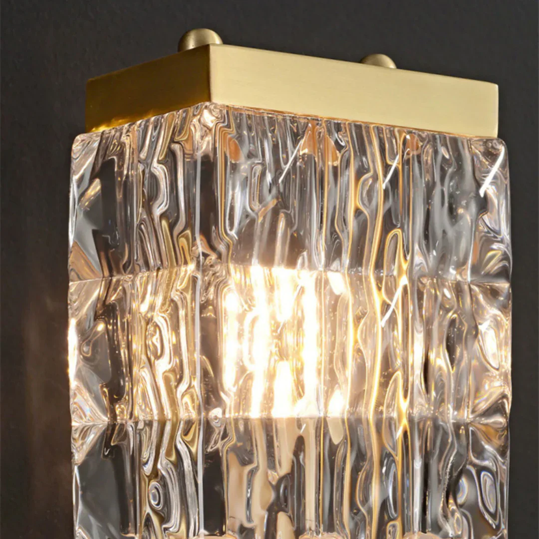 Dacio Golden Luxury Crystal Wall Lamp - Image 22