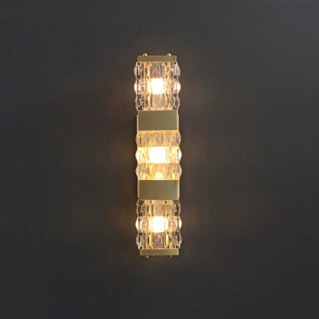 Dacio Golden Luxury Crystal Wall Lamp - Image 24