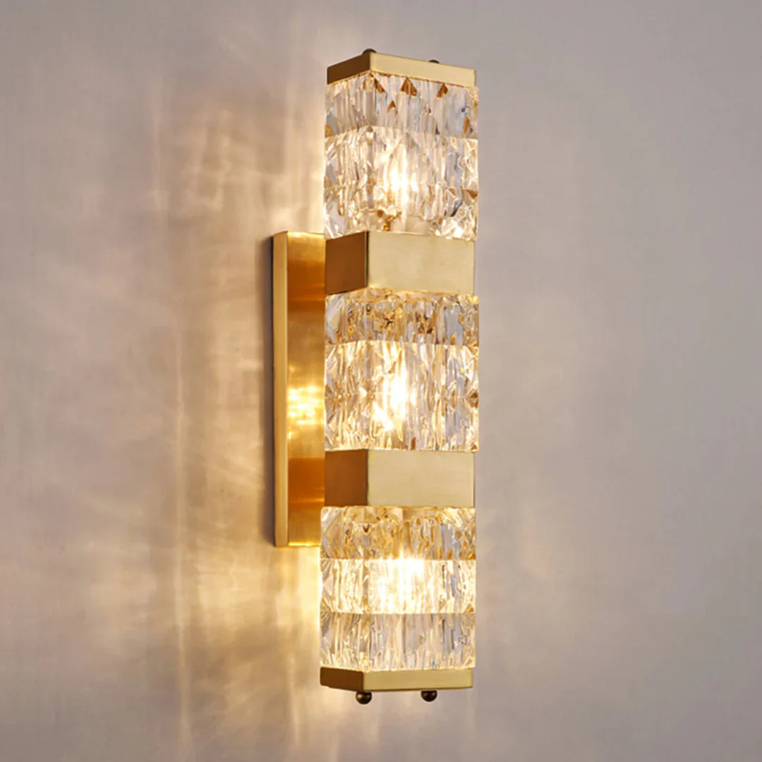 Dacio Golden Luxury Crystal Wall Lamp - Image 27