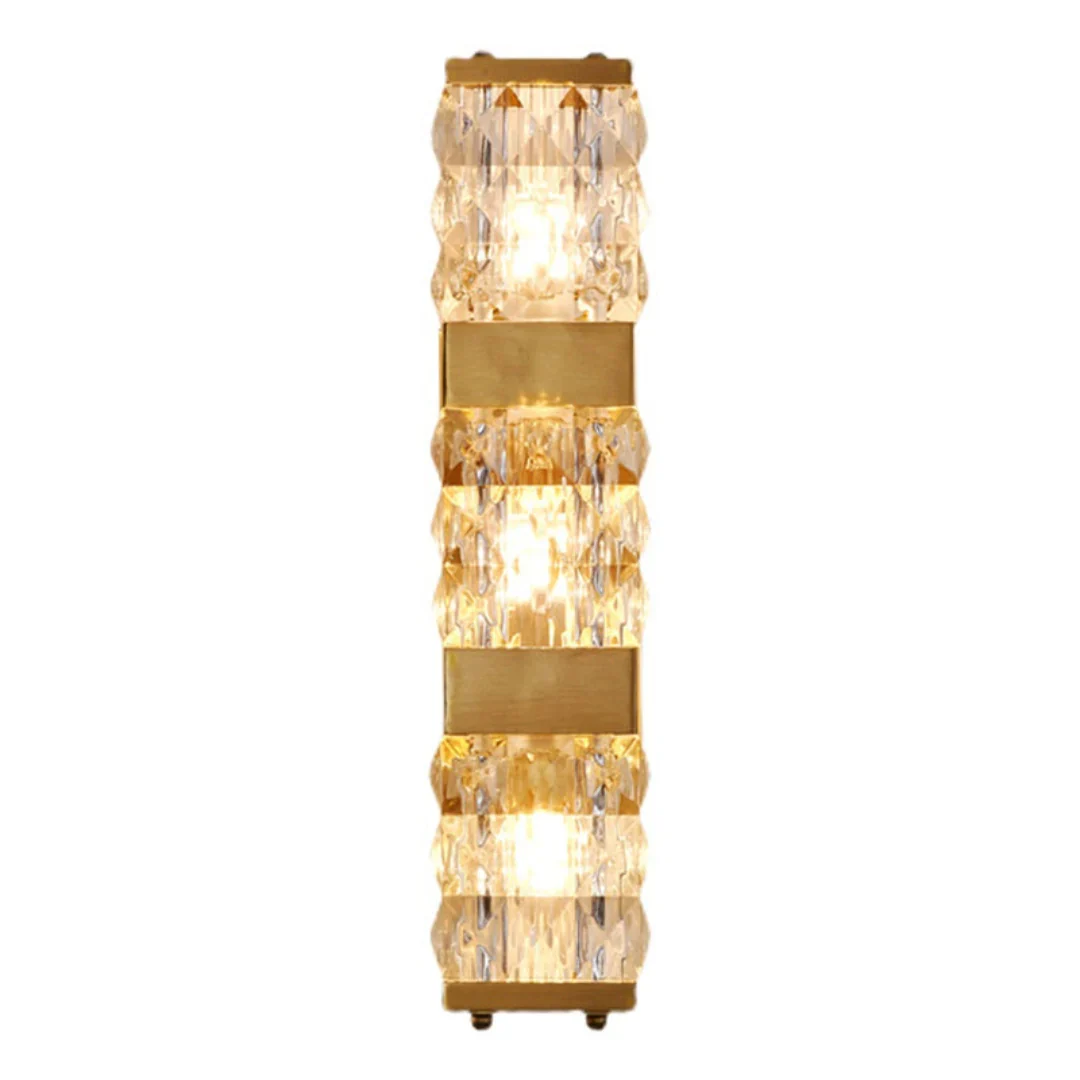 Dacio Golden Luxury Crystal Wall Lamp - Image 29