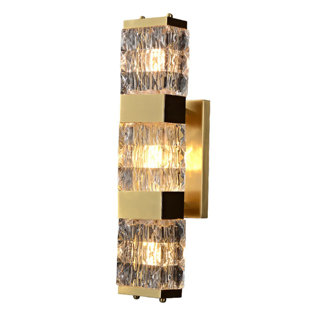 Dacio Golden Luxury Crystal Wall Lamp - Image 30