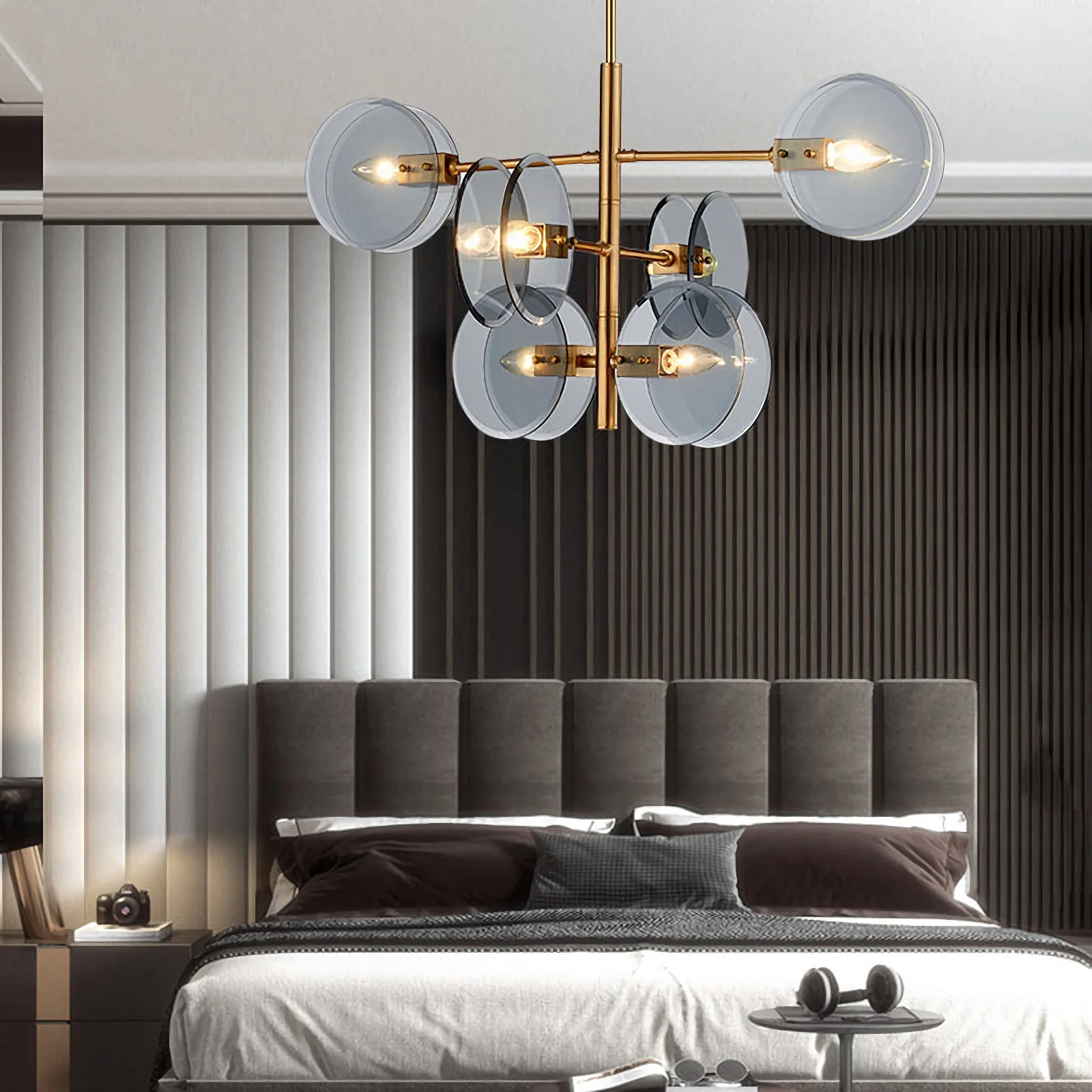 Disc Arteriors Norwich Glass Chandelier - Image 8
