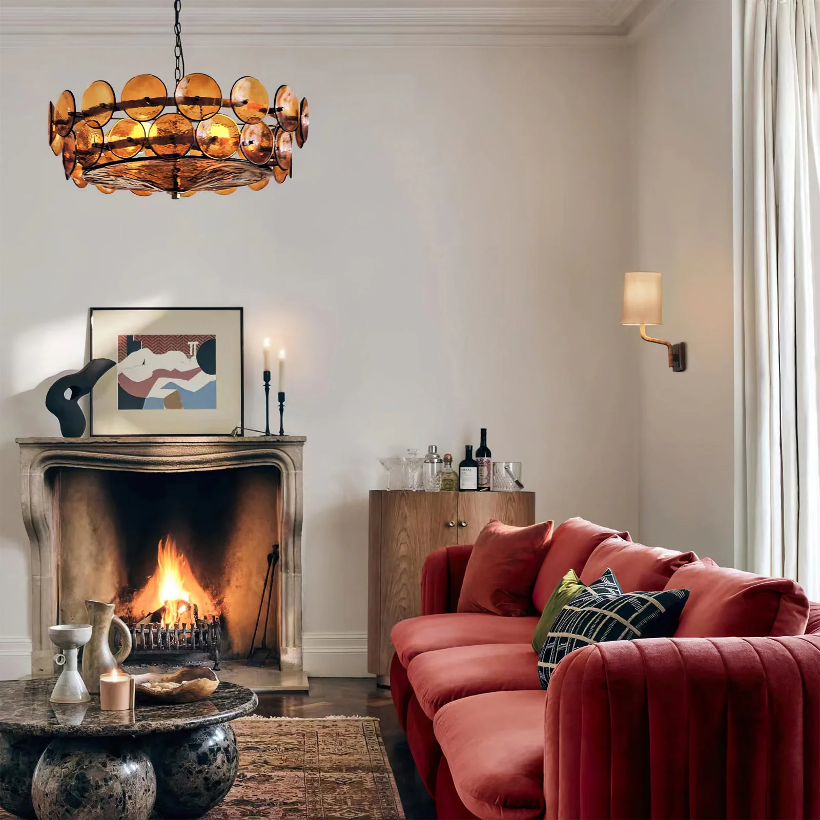 Disc Murano Chandelier - Image 10