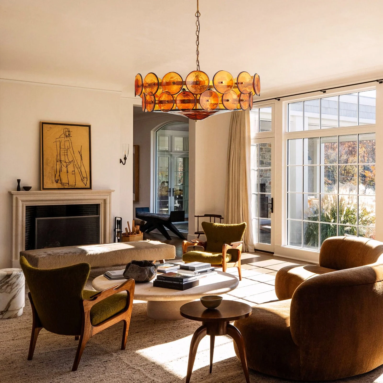 Disc Murano Chandelier - Image 11