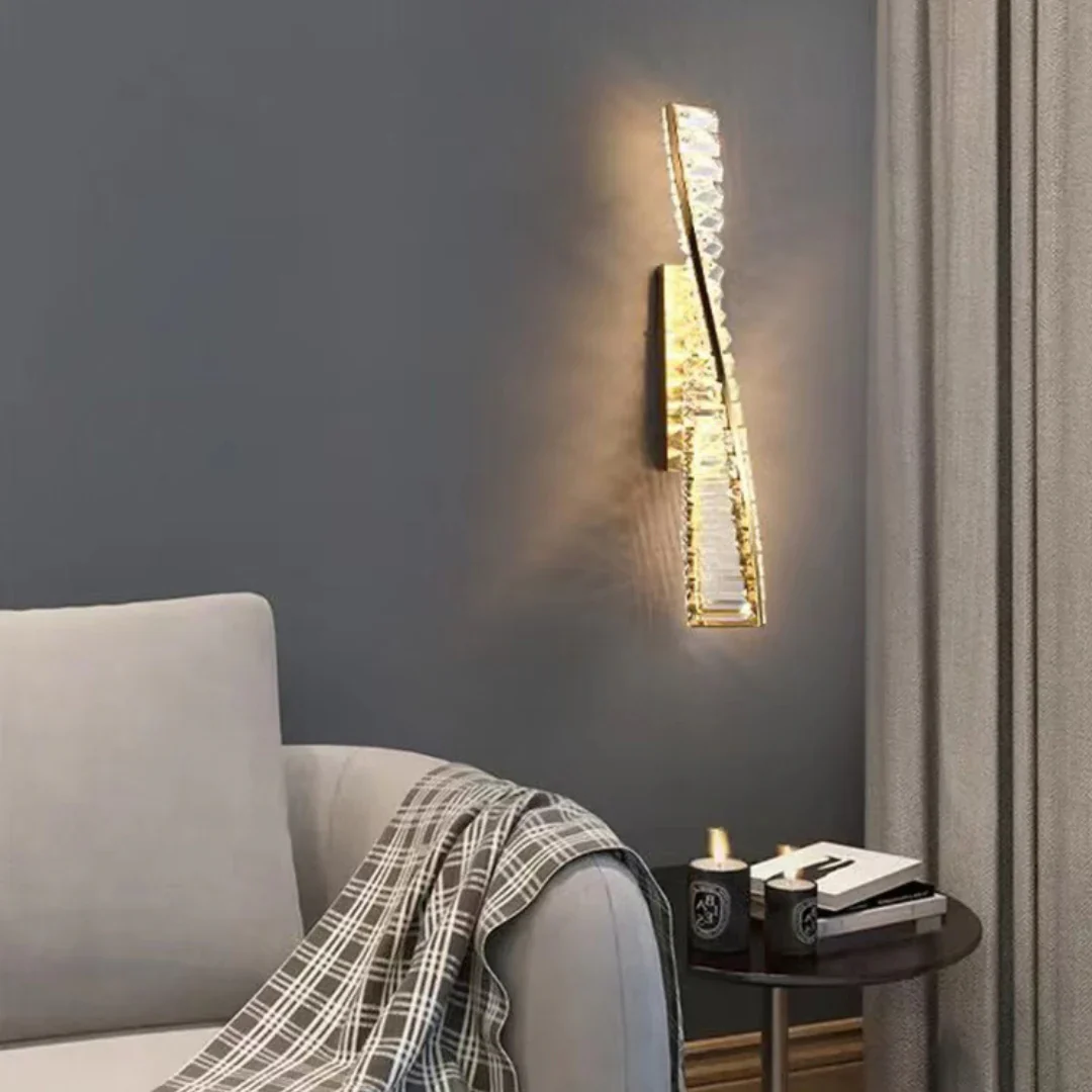 Dna Double Helix Crystal Wall Light - Image 15